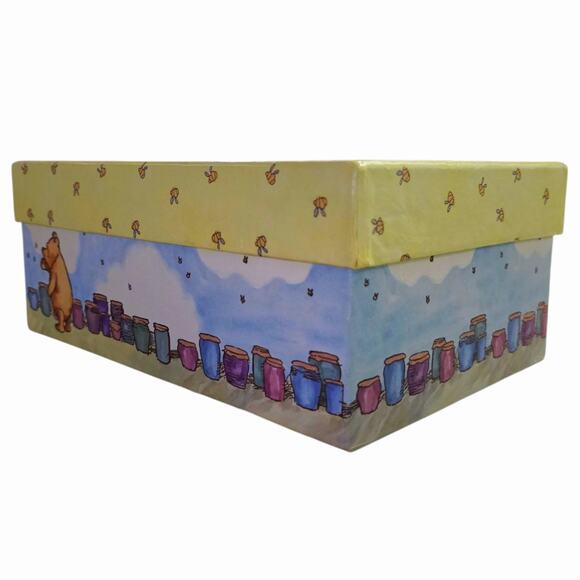 Vintage Classic Pooh Photo Box Winnie The Pooh Keepsake Storage Container - Picture 6 of 9